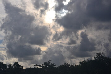 Obraz premium dark clouds in the sky