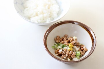 納豆とご飯