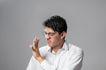 man rejecting proposal