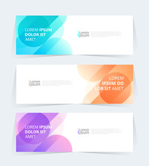 Vector abstract graphic design Banner Pattern background template.