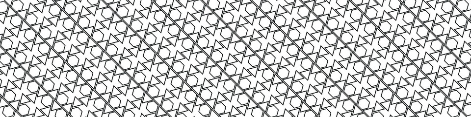 Black and white geometric grid background with simple line patterns. Modern abstract vector texture. EPS 10