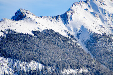 Canadian Rockies and a Blue Sky