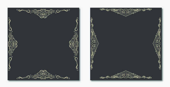 decorative frame ornament victorial style