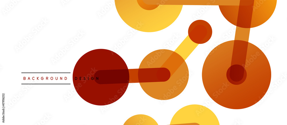 Poster network concept abstract background. dots connection. big data idea. business template for wallpaper