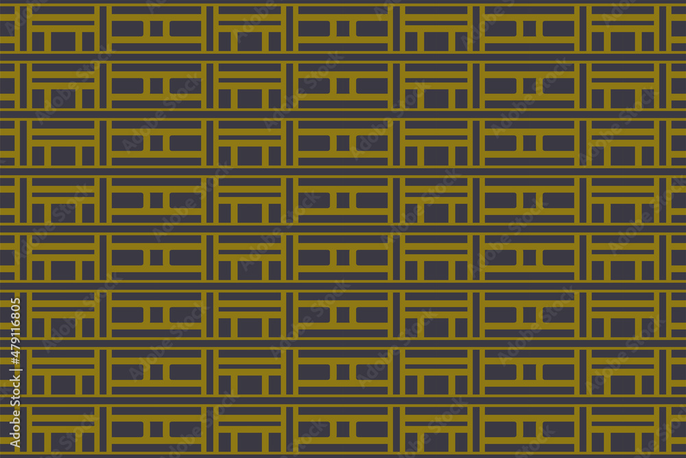 Poster abstract seamless geometric pattern template design. any variation rectangle shapes. vector illustra