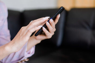 person using mobile phone