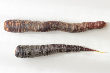 黒い人参の写真