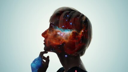 Mindfulness. AI (Artificial Intelligence) concept. Deep learning. Psychology.