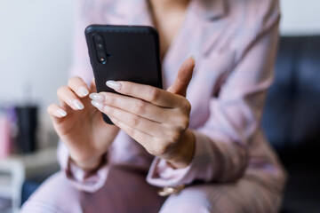 person using mobile phone