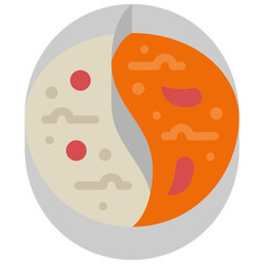 hot pot flat icon