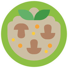 risotto flat icon