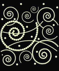 Pearl Pattern Vector
