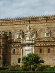 Statue of Santa Rosalia in Palermo, Sicily, Italy