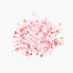 Heart love vector Valentine Pink amour symbols.