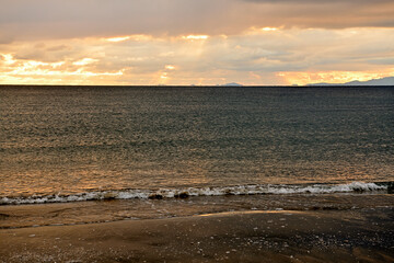 阿漕浦海岸からの日の出