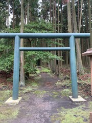 Fototapeta premium 伊豆大島 波治加麻神社 富士箱根伊豆国立公園 伊豆諸島 東京