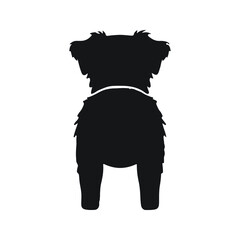 Australian Shepherd dog species silhouette