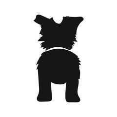 Border Collie dog species silhouette