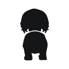 Cocker Spaniel dog species silhouette