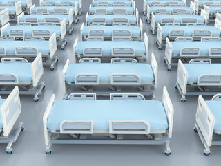 amount of electric hospital beds