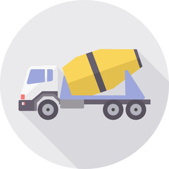 Fototapeta premium Concrete Mixer Truck