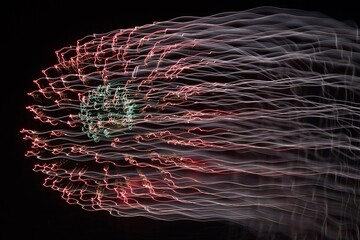 fireworks abstraction