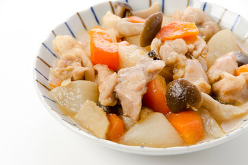 鶏肉と根菜の煮物