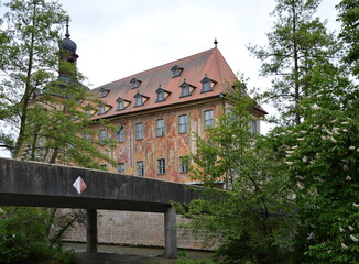 Obraz premium Historisches Bauwerk in der Altstadt von Bamberg, Franken, Bayern
