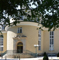 Fototapeta premium Historisches Bauwerk in der Kur Stadt Bad Pyrmont, Niedersachsen