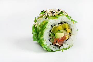 Foto op Plexiglas sushi on the white background © Maksim Shebeko