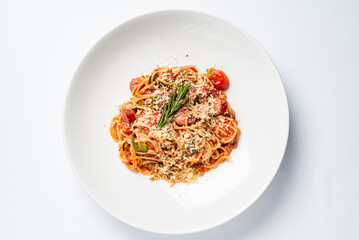 Italian capers pasta alla puttanesca