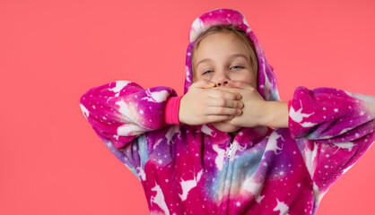 girl in costume kingurumi unicorn