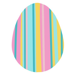 Easter colorful eggs. Vector illustration.