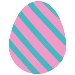 Easter colorful eggs. Vector illustration.