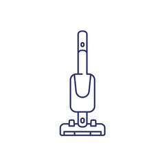 cordless vacuum cleaner line icon © nexusby