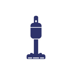 cordless vacuum cleaner icon on white