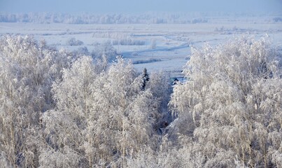 winter, snow, landscape, tree, cold, frost, forest, nature, ice, sky, white, trees, blue, frozen, season, scene, snowy, hoarfrost, road, christmas, river, frosty, rime, field, icy