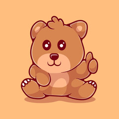 cute bear illustration