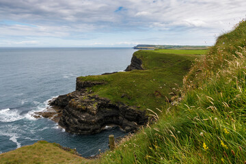 View of the Atlantic coast in the Northern Ireland