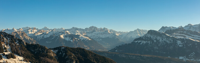 Panorama Berge im Winter