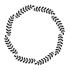 Flower frame vector, floral vector illustration, floral frame