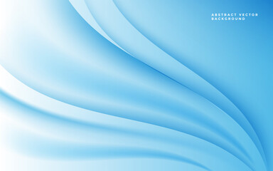 Blue Fluid Gradient background. Blue abstract wave background. Vector Illustration 