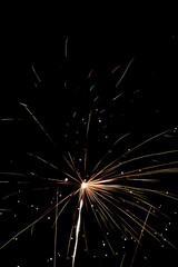 Obraz premium Silvester fireworks, long exposure
