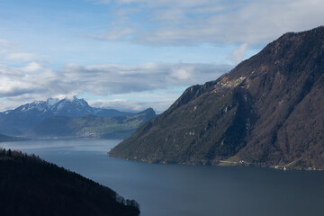 Berge im Winter