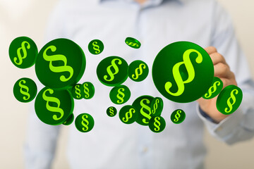 Viele Paragraphenzeichen.