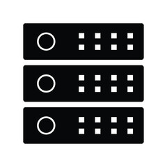 server storage Vector icon which is suitable for commercial work and easily modify or edit it

