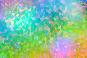 宝石や鉱石の中の結晶をイメージした抽象的な背景、緑