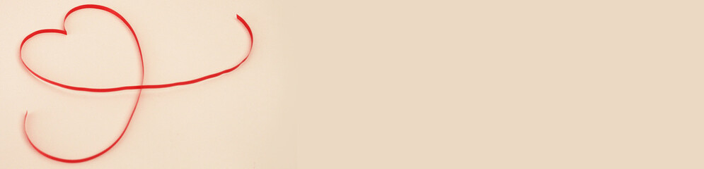 Valentine's Day. A beautiful gift trip. Selective focus.