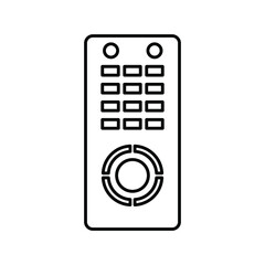 remote control Vector icon which is suitable for commercial work and easily modify or edit it

