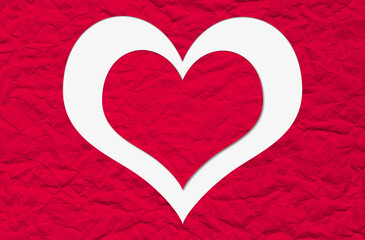 Valentines Day greeting card concept. red heart background. Valentines Day